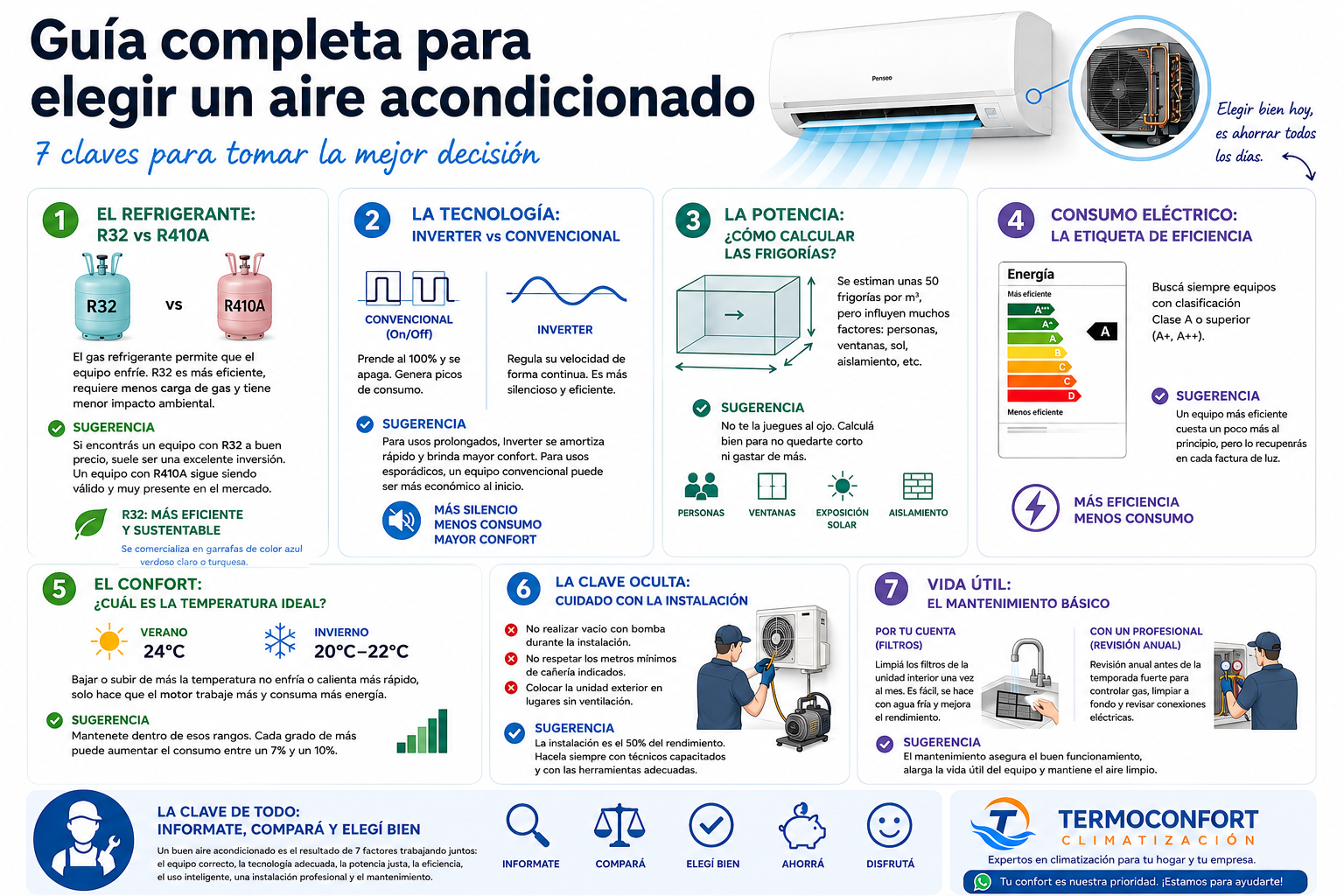 Guía de elección de aires Guia de elección de aires